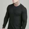 SikSilk Black Muscle Fit Sweatshirt -Style Zone Shop SS 18646 007 c0c3cf9e 69d3 4013 9428 cc6f936d7c1e