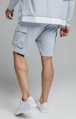 SikSilk Blue Crushed Nylon Cargo Short 11 SikSilk Blue Crushed Nylon Cargo Short -Style Zone Shop SS 18703 SS 18704 021 eff3cea9 2bcf 4e34 8134 dce72ddd625b