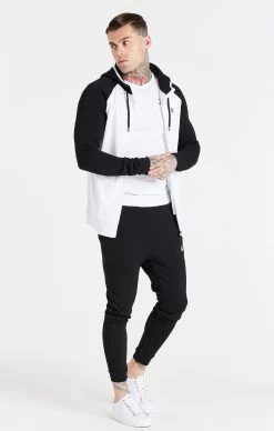 SikSilk White Surface Zip Through Hoodie -Style Zone Shop SS 18713 3 a8a6009f 2518 44e3 8fa4 58d79b9b2650