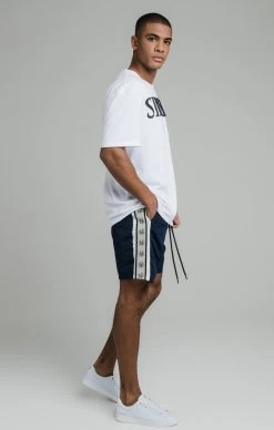 SikSilk Navy Cali Tape Short -Style Zone Shop SS 18811 011 09eed45e 538c 4f26 b90e b82d910b8002