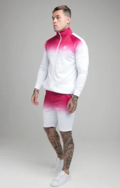 SikSilk Pink Fade Zip-Thru Track Top -Style Zone Shop SS 19088 SS 19090 002 e0dc8156 b214 4838 b17e d7b00f731deb