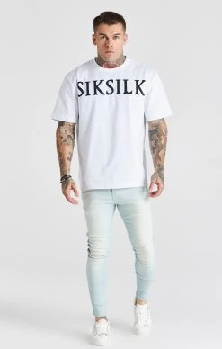 SikSilk Light Blue Essential Skinny Jean -Style Zone Shop SS 19348 3