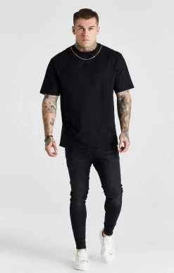SikSilk Black Washed Essential Skinny Jean -Style Zone Shop SS 19349 3