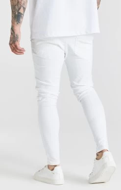 SikSilk White Essential Distressed Skinny Jean -Style Zone Shop SS 19351 4