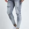 SikSilk Grey Essential Distressed Skinny Jean -Style Zone Shop SS 19550 1