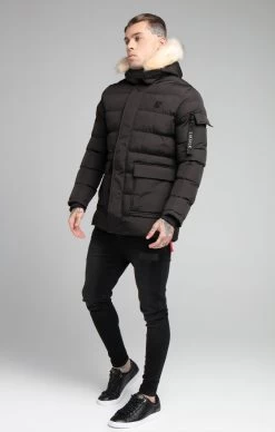 SikSilk Black Expedition Parka 9 SikSilk Black Expedition Parka -Style Zone Shop SS 19776 3 a20628ff b435 4d49 9d8f 17f32e4880b4
