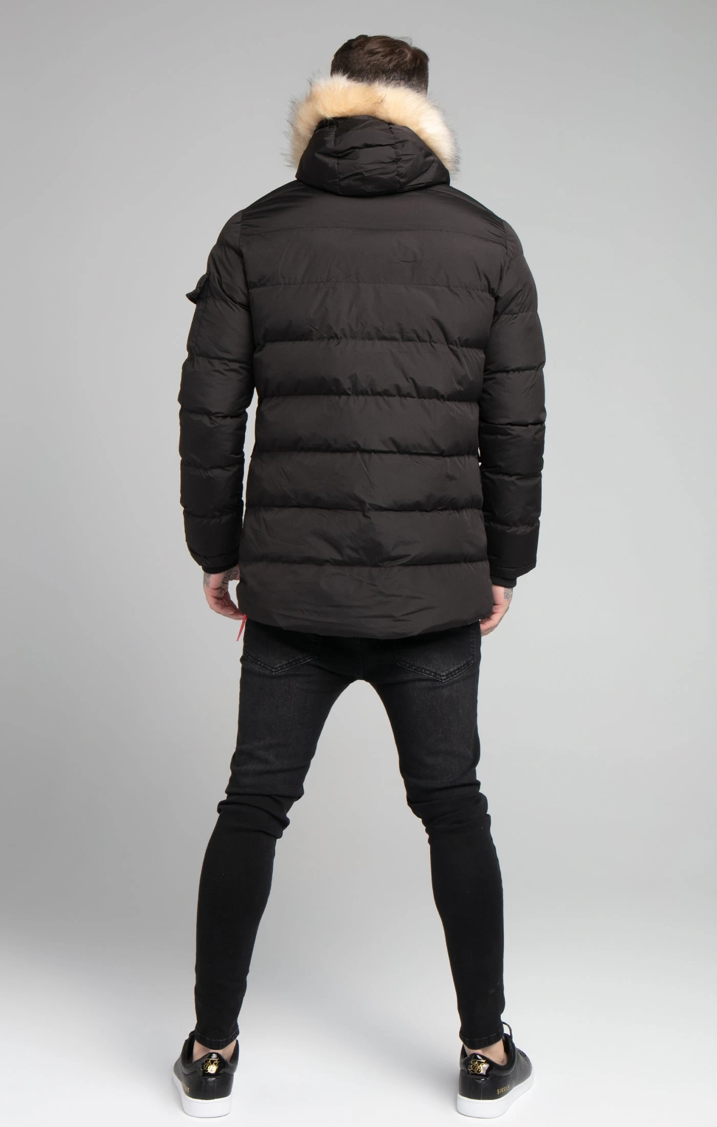 SikSilk Black Expedition Parka 7 SikSilk Black Expedition Parka - Image 5