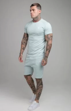 SikSilk Aqua T-Shirt And Short Twin Set
