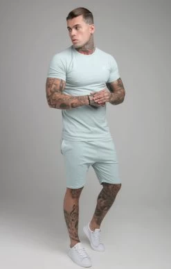 SikSilk Aqua T-Shirt And Short Twin Set -Style Zone Shop SS 19791 7 cbf2e1ca ddf4 4c89 9019 6929dd99d730