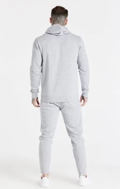 SikSilk Grey Smart Hoodie -Style Zone Shop SS 19866 5 6f4fb68a a15e 4ce8 893c 9db4c9b48c40
