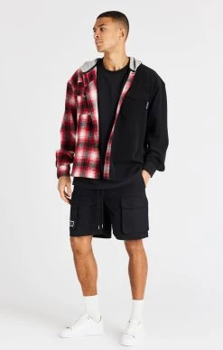 SikSilk Black Cargo Short -Style Zone Shop SS 19883 017 fc2e7a19 a779 46de be63 03bb81e8fb81