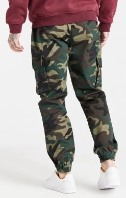 SikSilk Green Camo Utility Cargo Jogger -Style Zone Shop SS 19951 4 77428b23 7fc3 47d1 a97b c1f9b7ddfd65
