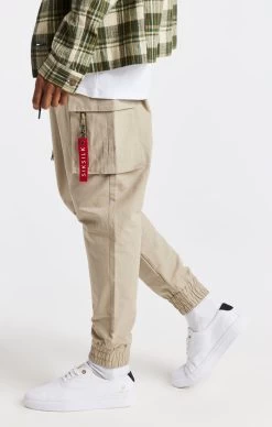 SikSilk Beige Flight Cargo Pant -Style Zone Shop SS 20065 SS 21476 0016 d152ed2d f6c1 44ba bb38 a52bbacbe2e5