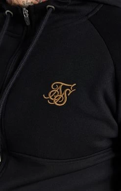 SikSilk Black Dynamic Zip Through Hoodie -Style Zone Shop SS 20092 2web 29f76b49 4ef5 416e 98bb f97e5a54f805