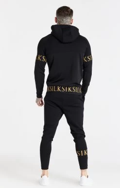 SikSilk Black Dynamic Zip Through Hoodie -Style Zone Shop SS 20092 5web e7ab291e 455b 4c5e b534 e3d16d39d8f8