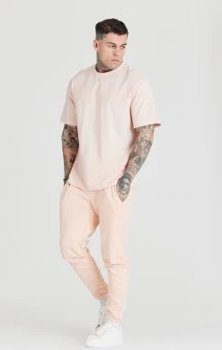 SikSilk Pink Relaxed Fit Cuff Jogger -Style Zone Shop SS 20230 4 c9982499 efbd 4fd1 ba52 841580cd95c6