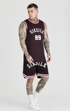 SikSilk Black Retro Classic Basketball Short -Style Zone Shop SS 20244 20SS 20237 006
