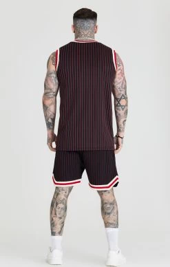 SikSilk Black Retro Classic Basketball Short -Style Zone Shop SS 20244 20SS 20237 008