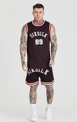 SikSilk Black Retro Classic Basketball Short -Style Zone Shop SS 20244 SS 20237 003 fb4e3a63 d8b8 4636 8293 6c01aef544b3