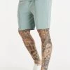 SikSilk Script Pleated Shorts - Teal -Style Zone Shop SS 20444 SS 20442 021