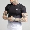 SikSilk Black Fade T-Shirt 2 SikSilk Black Fade T-Shirt -Style Zone Shop SS 20479 1 07935c75 34ea 43bc 9117 3a16719defa9
