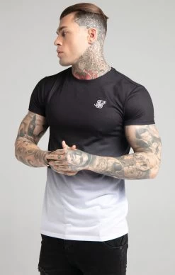 SikSilk Black Fade T-Shirt