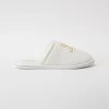 SikSilk White Slipper With Embroidered Logo -Style Zone Shop SS 20504 01 2d581392 69b1 4517 bff0 796a33c2df84