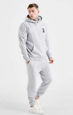 Messi X SikSilk Grey Fleece Overhead Hoodie -Style Zone Shop SS 20563 4