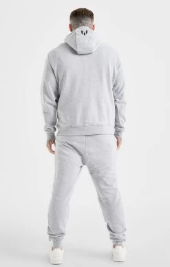 Messi X SikSilk Grey Fleece Overhead Hoodie -Style Zone Shop SS 20563 5