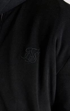 SikSilk Black Reflective Bomber Jacket -Style Zone Shop SS 20612 026 78c85678 32a3 46b2 a29c 038b09349892