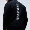 SikSilk Black Reflective Bomber Jacket -Style Zone Shop SS 20612 1 86f5f9dd 0360 4d3e b1a6 c1e78b56cc27