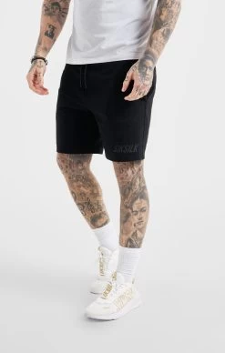 SikSilk Black Sports Carrier Shorts