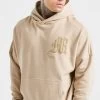 Messi X SikSilk Beige Logo Overhead Hoodie -Style Zone Shop SS 20985 1