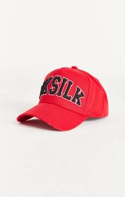 SikSilk Red Cap