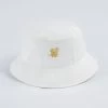 SikSilk White And Gold Bucket Hat -Style Zone Shop SS 21150 1