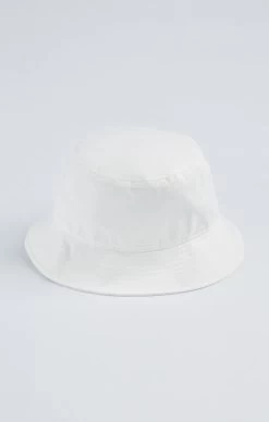 SikSilk White And Gold Bucket Hat -Style Zone Shop SS 21150 3