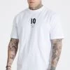 Messi X SikSilk White Oversized T-Shirt -Style Zone Shop SS 21332 20SS 21402 0972