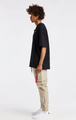 SikSilk Beige Flight Cargo Pant -Style Zone Shop SS 21476 0016 964391a1 0355 4702 905b 6ea973474b45