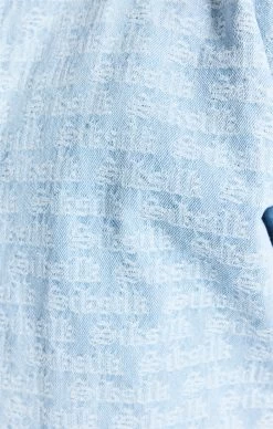 SikSilk Blue Jacquard Denim Bomber Jacket -Style Zone Shop SS 21526 2 cb3a9c91 f999 4781 98c3 90418462057f