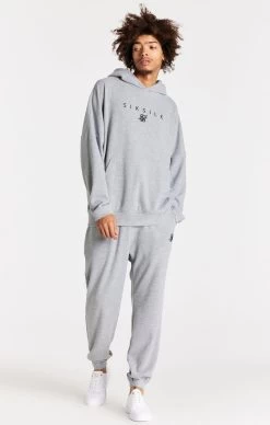 SikSilk Grey Relaxed Rib Pant -Style Zone Shop SS 21553 027 d594d7d8 bf31 4877 903d 4620c96b2881