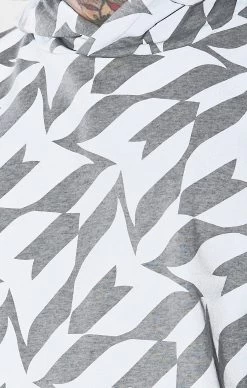 Messi X SikSilk Silver Print Hoodie -Style Zone Shop SS 21773 7