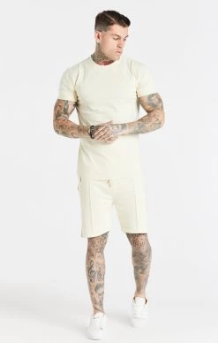 SikSilk Ecru Smart Short -Style Zone Shop SS 21820 3 36c8e442 1310 4aa0 aaee c83c3e478da0