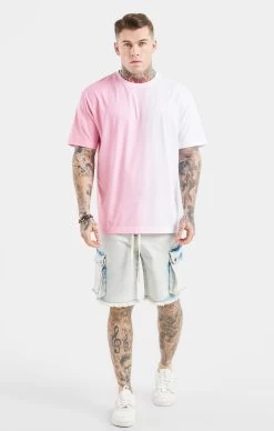 Messi X SikSilk White Denim Short -Style Zone Shop SS 22015 3