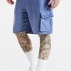 SikSilk Blue Washed Cargo Short 1 SikSilk Blue Washed Cargo Short -Style Zone Shop SS 22071 1 77d1427b db57 4a3a b6c8 656361464154