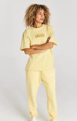SikSilk Yellow Relaxed Fit Cuffed Jogger -Style Zone Shop SS 22088 SS 22084 033 6f267838 fb30 4223 927e 335251ec4019