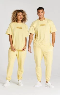 SikSilk Yellow Relaxed Fit Cuffed Jogger -Style Zone Shop SS 22088 SS 22084 c24b93b2 146d 4650 bb07 584876724836