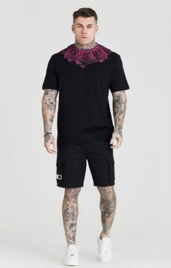 SikSilk Black Ripstop Cargo Short -Style Zone Shop SS 22147 4 622a1b31 eb73 4801 9a42 1ba2c1379ae6