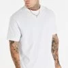 SikSilk White Relaxed Printed Chain T-Shirt -Style Zone Shop SS 22176 SS 22191 019