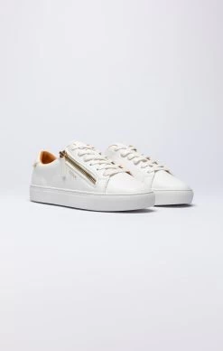 SikSilk White Classic Trainer With Functional Zip -Style Zone Shop SS 22330 4 ef626fff 8a19 4e19 98c6 820e8796365e