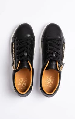 SikSilk Black Classic Trainer With Functional Zip -Style Zone Shop SS 22331 6 803980e7 5f4a 49ef 8db4 47fa65d3fab7